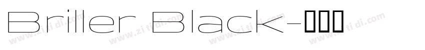 Briller Black字体转换
